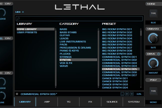 Lethal Audio - Lethal 1.0.20 VSTi, AAX, NKS, AUi x86 x64 WIN.OSX + EXPANSIONS