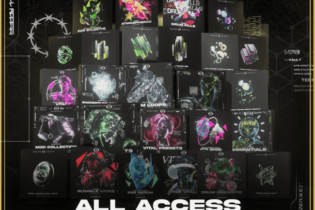Teknovault - All Access Bundle (MiDi, MP3, WAV, Serum Presets , Vital Presets, Sylenth1 Presets, Spire Presets)