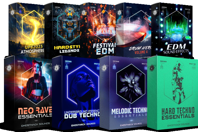 Ghosthack - Ultimate Techno Bundle 2025 (MiDi, WAV, Serum Presets)