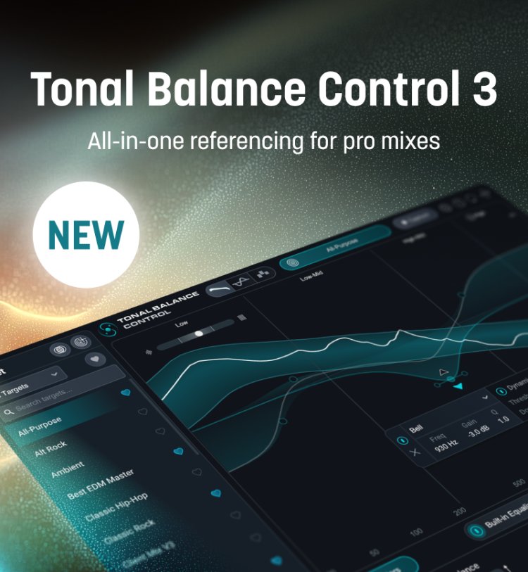 iZotope - Tonal Balance Control 3 v3.0.0 STANDALONE, VST3, AAX x64