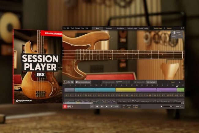 Toontrack - EZbass 1.3.4 STANDALONE, VSTi, VSTi3, AAX, AU WIN.MAC x64